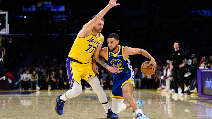 Luka Doncic and Stephen Curry faced off on opening night and it was spectacular from start to finish. Luka Doncic and Stephen Curry faced off on opening night and it was spectacular from start to finish.