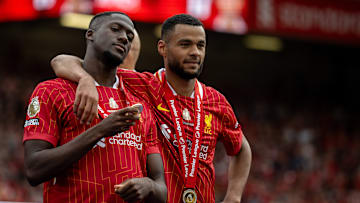 Ibrahima Konate und Cody Gakpo von Liverpool