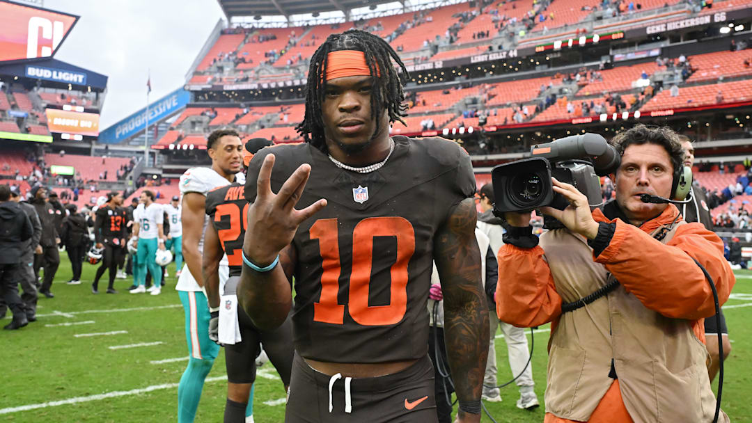 Quinshon Judkins: Miami Dolphins v Cleveland Browns