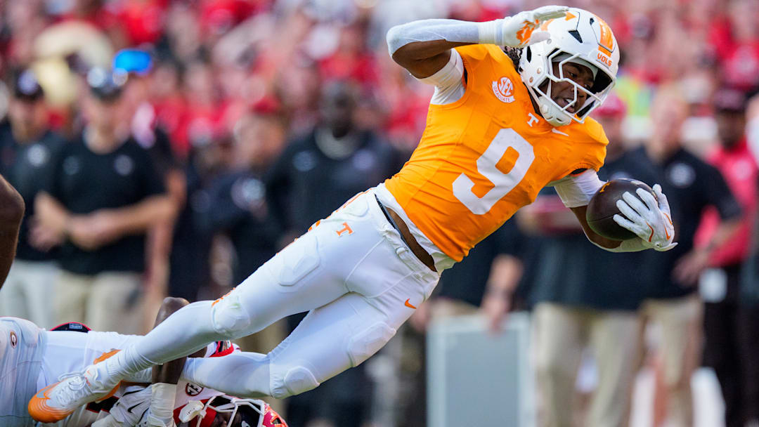 Georgia secondary getting beat during Tennessee game.