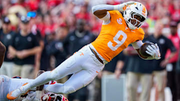 Georgia secondary getting beat during Tennessee game.