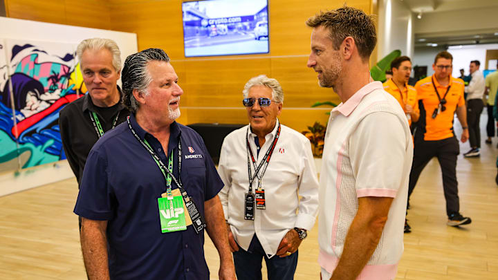 Michael Andretti, Mario Andretti, Jenson Button, Formula 1