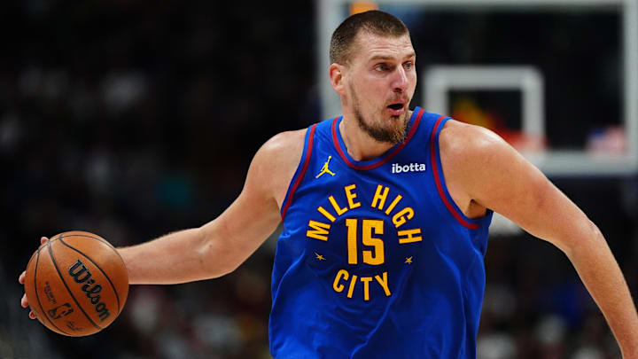 Denver Nuggets center Nikola Jokic. Denver Nuggets center Nikola Jokic.