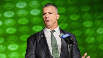 Jul 25, 2023; Charlotte, NC, USA;  Miami head coach Mario Cristobal answers questions during ACC Media Days at The Westin Charlotte. Mandatory Credit: Jim Dedmon-USA TODAY Sports