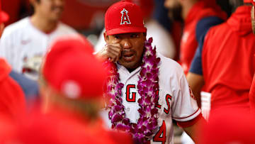 Texas Rangers v Los Angeles Angels