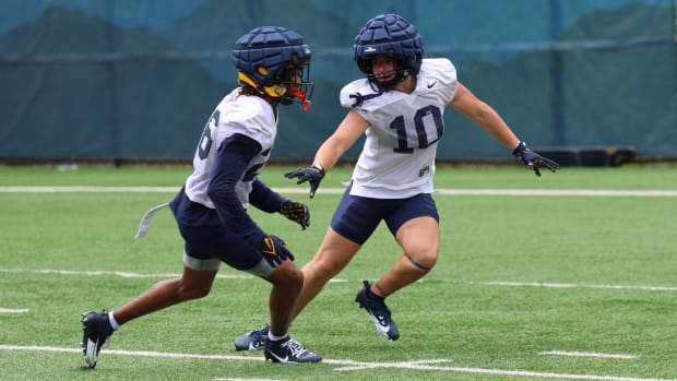 West Virginia University defensive back Trey Bowers III.