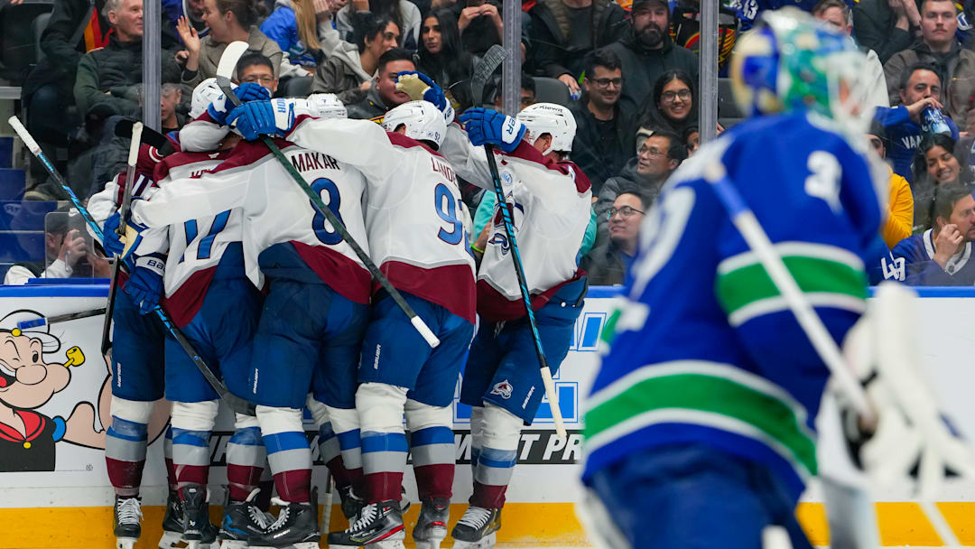 The Colorado Avalanche are riding high following a big OT win over the Vancouver Canucks on Sunday night.