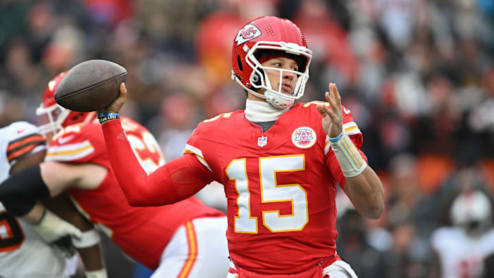 Patrick Mahomes of the Kansas City Chiefs