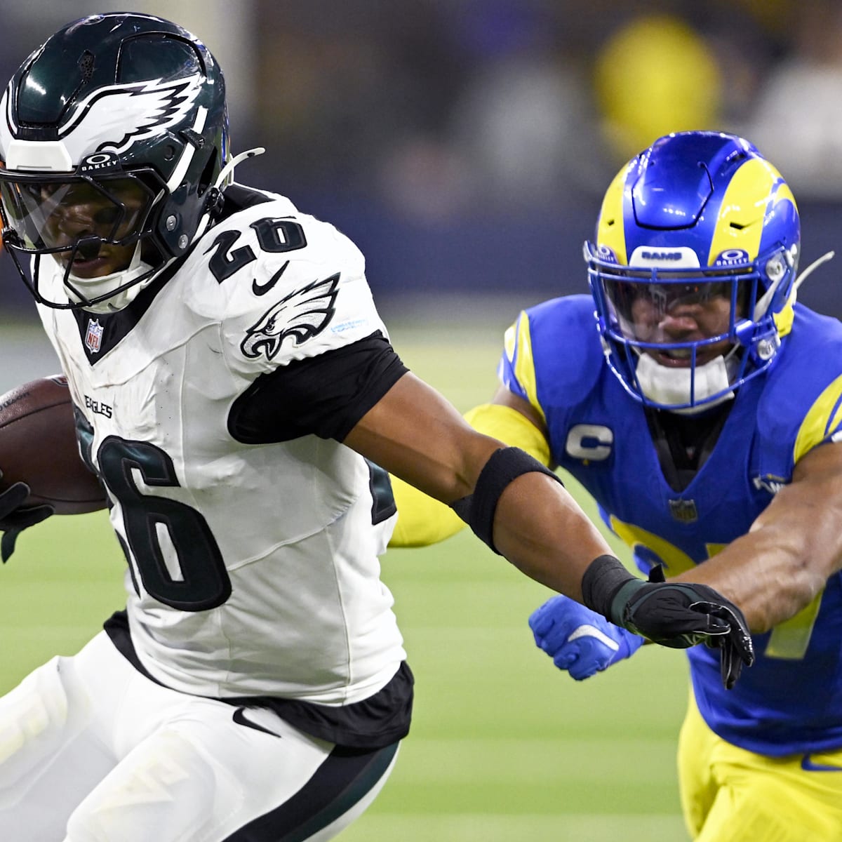 Saquon Barkley Poster 2022 Panini Prestige Football #217 Saquon