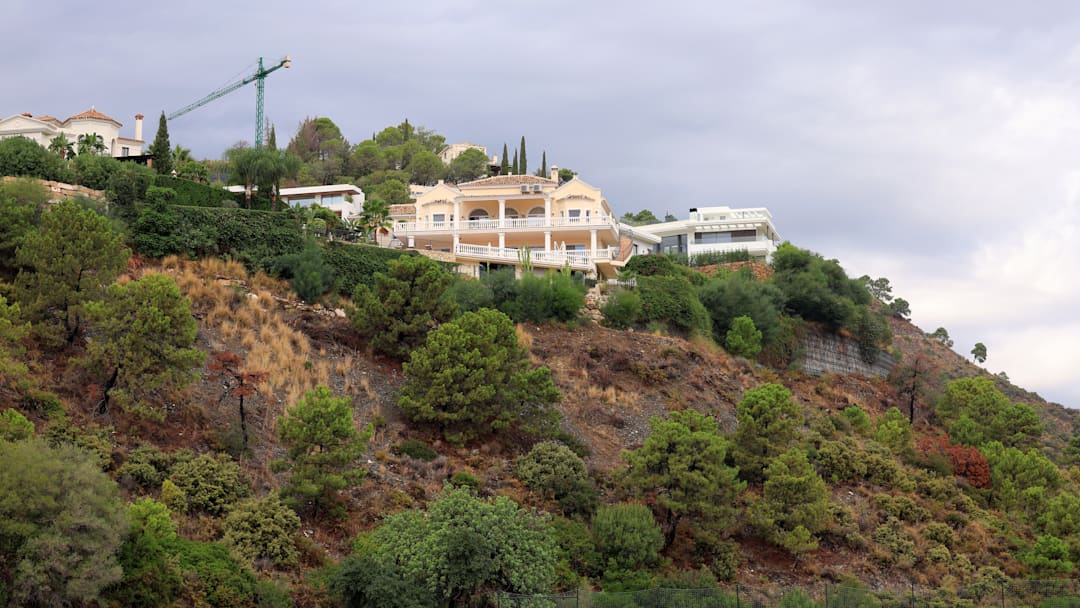 Picturesque views welcome players to the Marbella Football Centre - who wouldn't want to go?