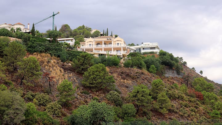 Picturesque views welcome players to the Marbella Football Centre - who wouldn't want to go?