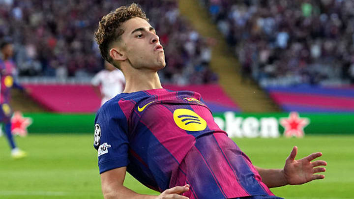Fermín López was the star of Barcelona’s emphatic victory over Olympiacos. Fermín López was the star of Barcelona’s emphatic victory over Olympiacos.