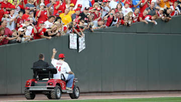 Pete Rose, leyenda de los Cincinnati Reds.