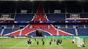 L'équipe de France au Parc des Princes