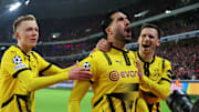 Borussia Dortmund beim Torjubel