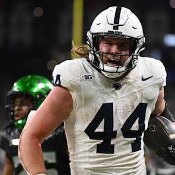 Tyler Warren could be picked in the top 10 in the upcoming 2025 NFL Draft. 