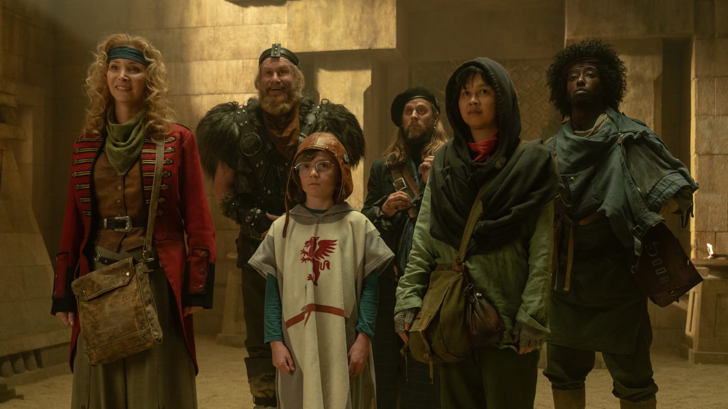 Exclusive clip: The Time Bandits become dragonslayers in “Medieval”