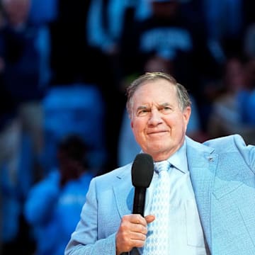 North Carolina Tar Heels head football coach Bill Belichick on Dec 14, 2024.
