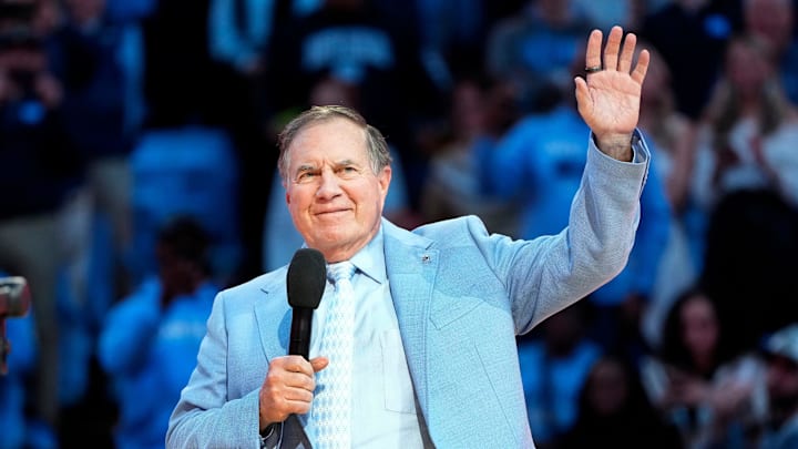 North Carolina Tar Heels head football coach Bill Belichick.