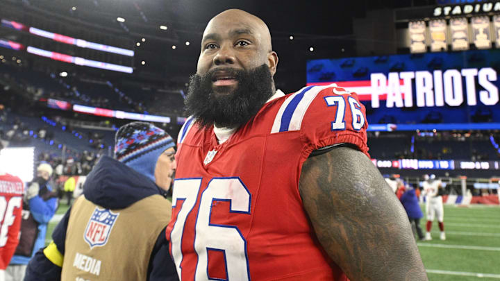 New England Patriots offensive tackle Morgan Moses