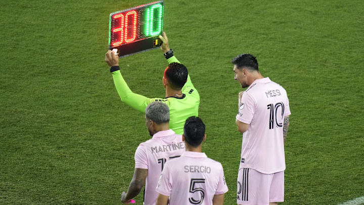 Substitutions happen every game in soccer