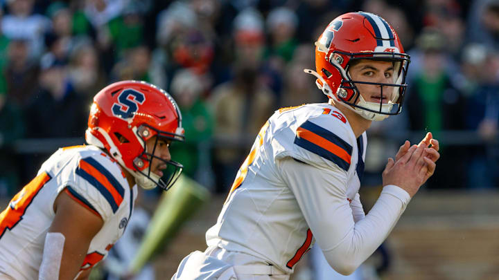 Syracuse football hosts Boston College in the 2025 regular-season finale. Here's how to watch, the latest odds and more.