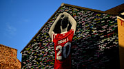 Une fresque en hommage à Diogo Jota, à Liverpool.