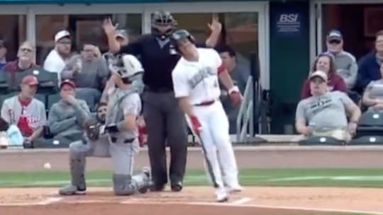 Kemp after being hit by a pitch in the bottom of the second inning. 