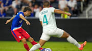 United States forward Christian Pulisic (10) shoots for a goal past New Zealand defender Bill Tuiloma (4) in the second half of the friendly match between the United States and New Zealand mens national teams at TQL Stadium in Cincinnati on Tuesday, Sept. 10, 2024. The match ended in a 1-1 tie.
