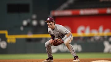 Mar 3, 2024; Arlington, TX, USA; The Arizona State Sun Devils plays against the Texas A&M Aggies during the Kubota College Baseball Series - Weekend 3 at Globe Life Field. Mandatory Credit: Brett Patzke-USA TODAY Sports