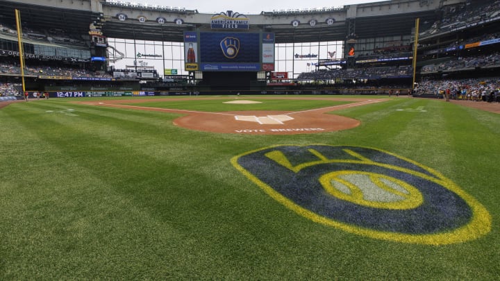 Jun 18, 2023; Milwaukee, Wisconsin, USA;  General view of American Family Field prior to the game between the Pittsburgh Pirates and Milwaukee Brewers. Mandatory Credit: Jeff Hanisch-USA TODAY Sports