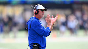 Kansas  football head coach Lance Leipold