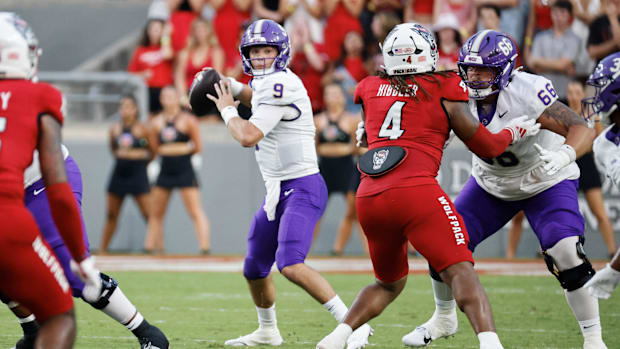 Western Carolina quarterback Cole Gonzales