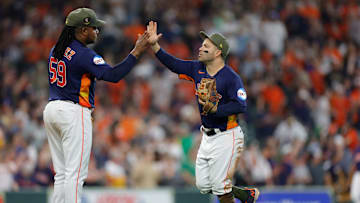 Houston Astros Framber Valdez, Jose Altuve