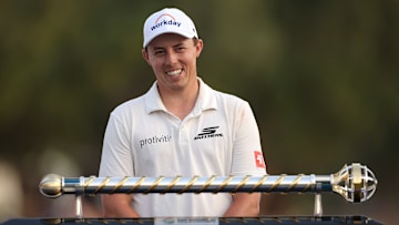 Matt Fitzpatrick defeated Rory McIlroy in a playoff at the DP World Tour Championship.