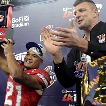 Jacob De Jesus (21) was named the Liberty Bowl  offensive player of the game