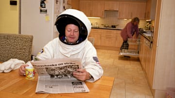 England - London - First air miles astronaut Alan Watts