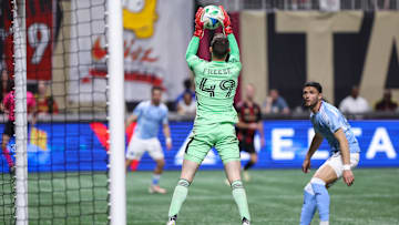 Matt Freese and Justin Haak of NYCFC