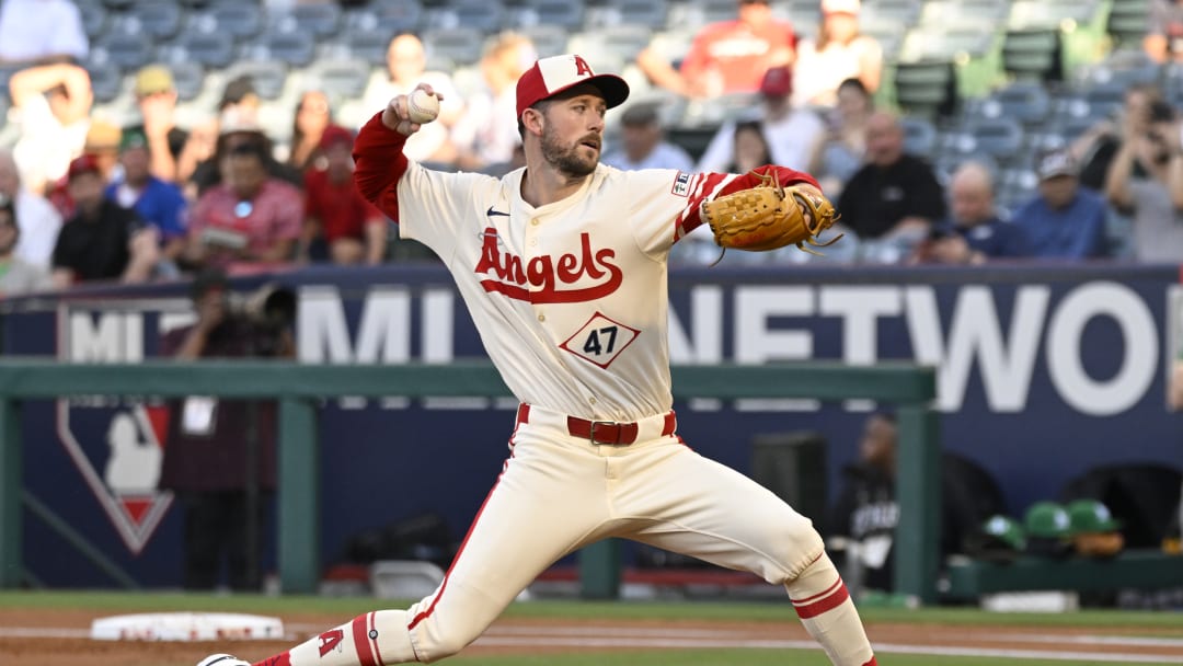 Oakland Athletics v Los Angeles Angels