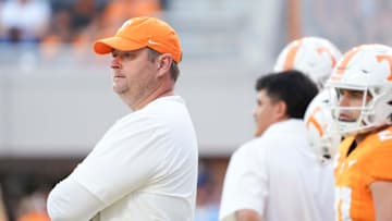 Tennessee head coach Josh Heupel before a game between Tennessee and Kent State at Neyland Stadium, in Knoxville, Tenn., Saturday, Sept. 14, 2024.