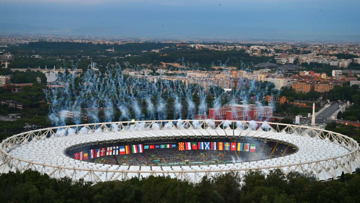 EURO 2021 açılış seremonisi ve ülkelerin bayrakları