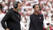 Wisconsin Badgers head coach Luke Fickell is shown during the second quarter of their game against Maryland Saturday, September 20, 2025 at Camp Randall Stadium in Madison, Wisconsin.