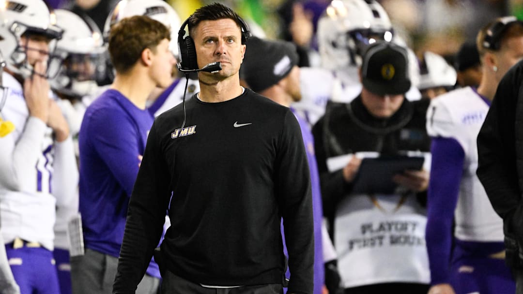 James Madison coach Bob Chesney led his team to a 12–2 record and a College Football Playoff berth in 2025.