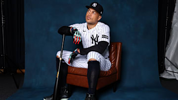 New York Yankees DH Giancarlo Stanton will miss the beginning of the 2025 season with an elbow injury.