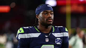 Jalen Milroe of the Seattle Seahawks