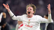 Nick Woltemade hat beim VfB viel Grund zum Jubeln