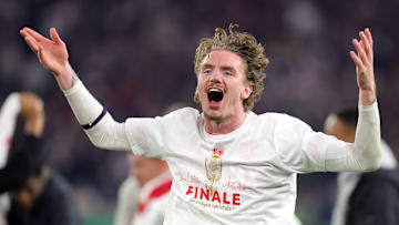 Nick Woltemade hat beim VfB viel Grund zum Jubeln