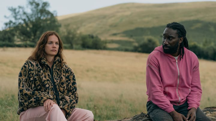 Ruth Wilson and Nathan Stewart-Jarrett in "Down Cemetery Road," now streaming on Apple TV.