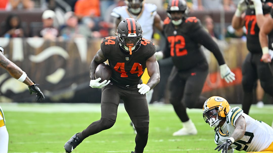 Cleveland Browns tight end Harold Fannin Jr.