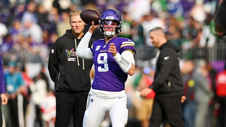 Minnesota Vikings quarterback J.J. McCarthy.